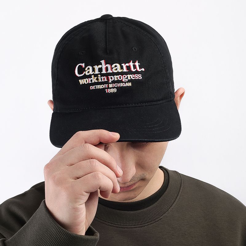  черная кепка Carhartt WIP Commission Cap I028508-black - цена, описание, фото 1